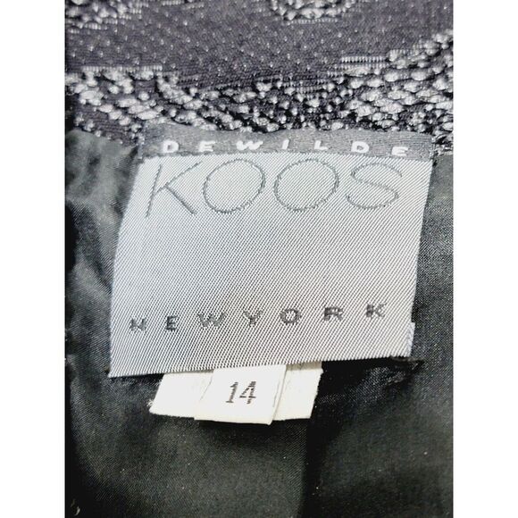 Vintage DeWilde Koos New York Sequin & Seed Bead Jacket Women's Size 14 - Picture 5 of 12